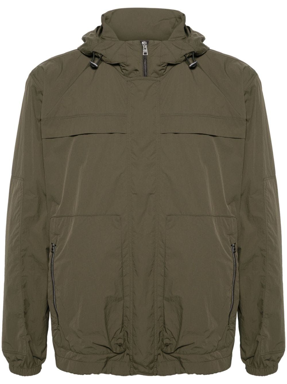 HERNO Green Military Jacket for Men - SS24 Collection