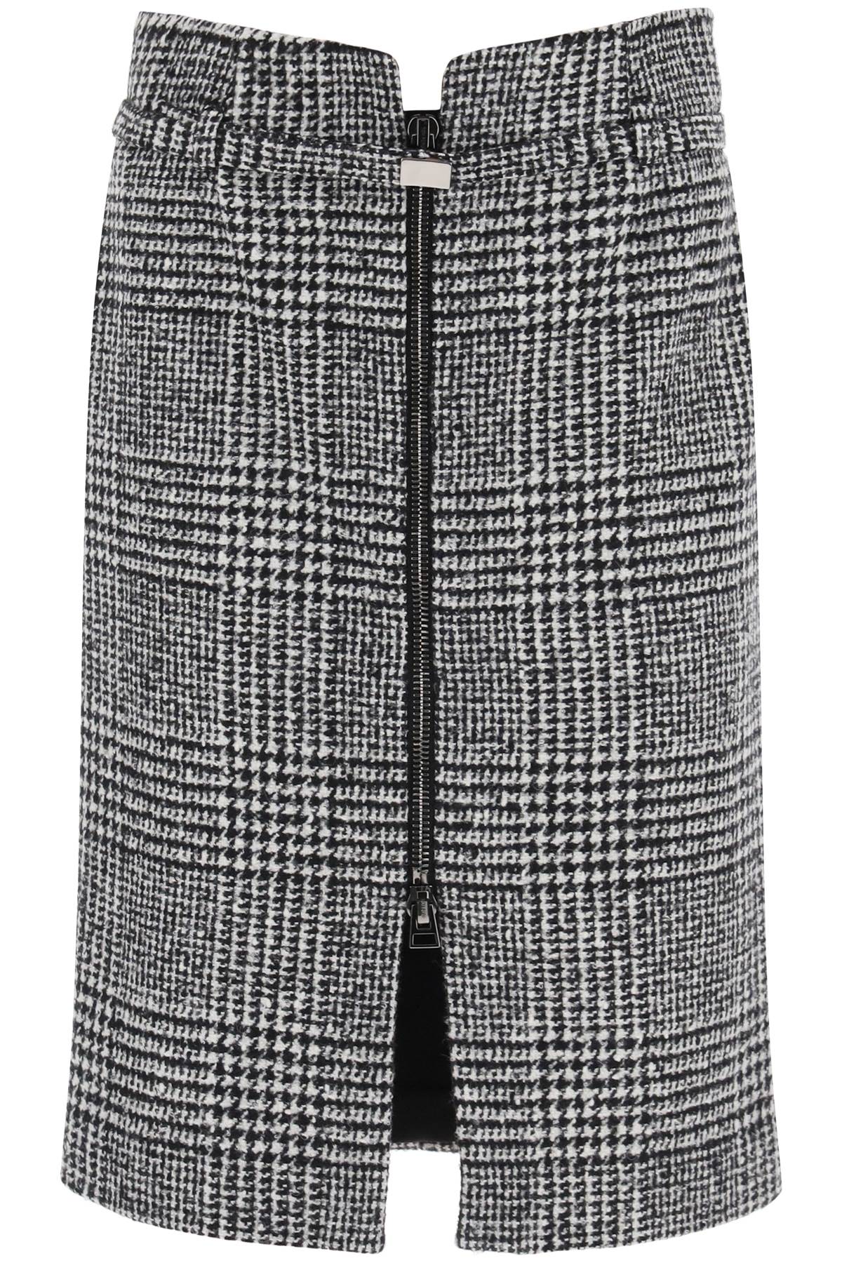 TOM FORD Trendy Plaid Skirt for Women in Luxurious Wool Blend