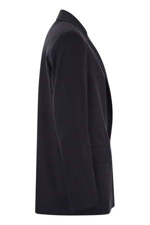 FABIANA FILIPPI Timelessly Elegant Double-Breasted Wool-Blend Jacket for Women