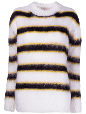 MARNI Cozy and Chic: Gauze-Effect Mohair Pullover for Women