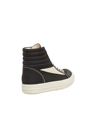 DRKSHDW High Top Vintage Sneakers for Women in Classic Black