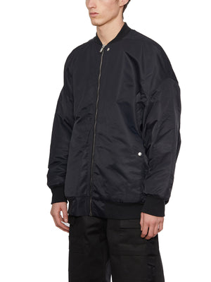 RICK OWENS Black Jumbo Bomber Jacket for Men - FW23 Collection