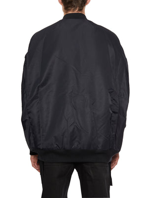 RICK OWENS Black Jumbo Bomber Jacket for Men - FW23 Collection