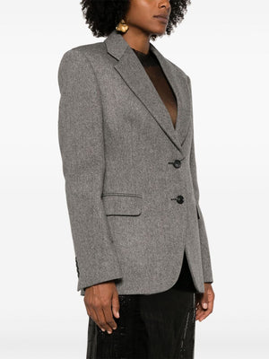 MAX MARA SPORTMAX Chic Tweed Single-Breasted Jacket for Women