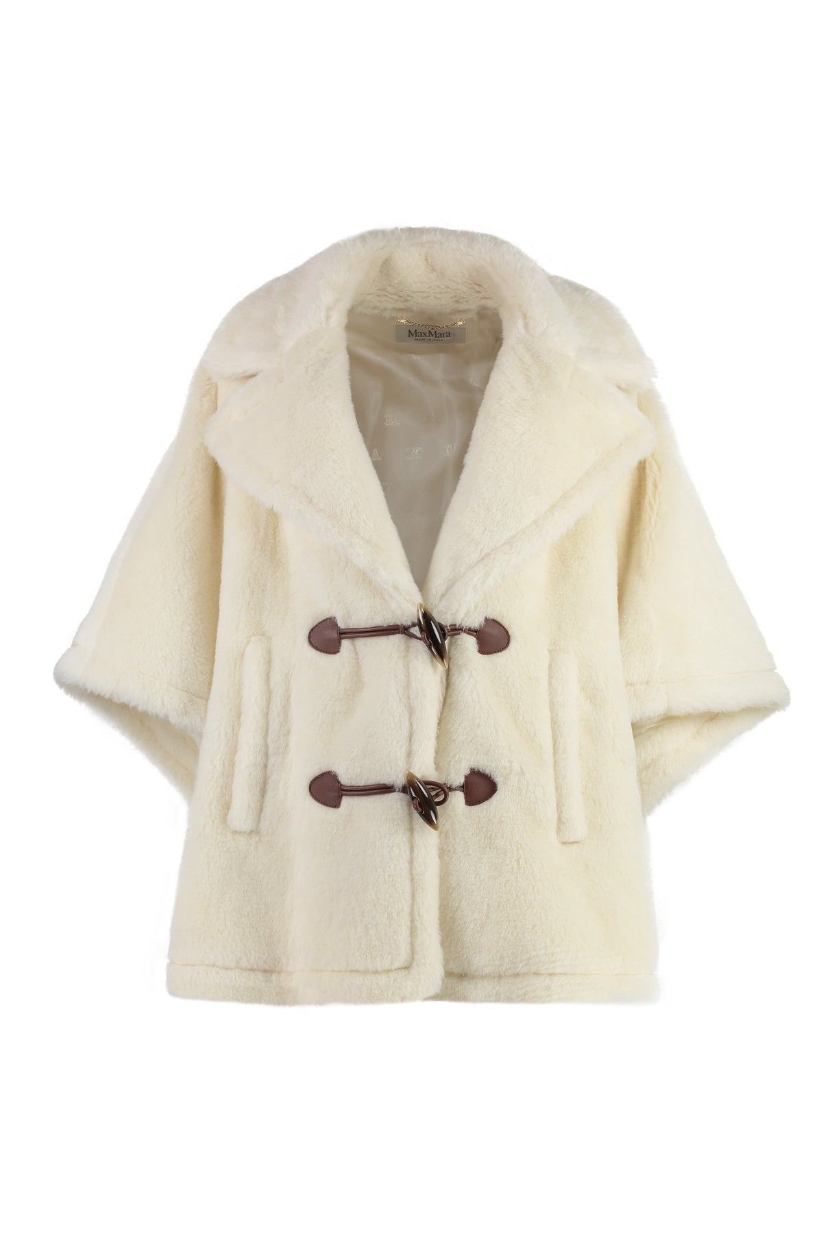 MAX MARA Vegan Fur Jacket with Toggle Buttons - Women’s Outerwear