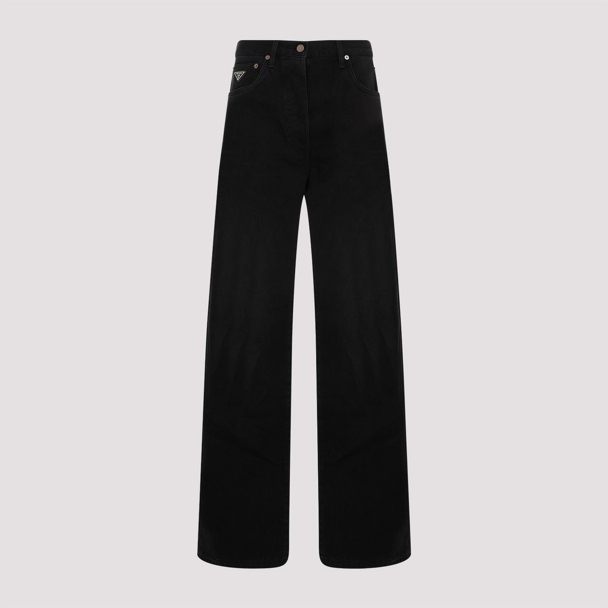 PRADA Elegant Black Cotton Jeans