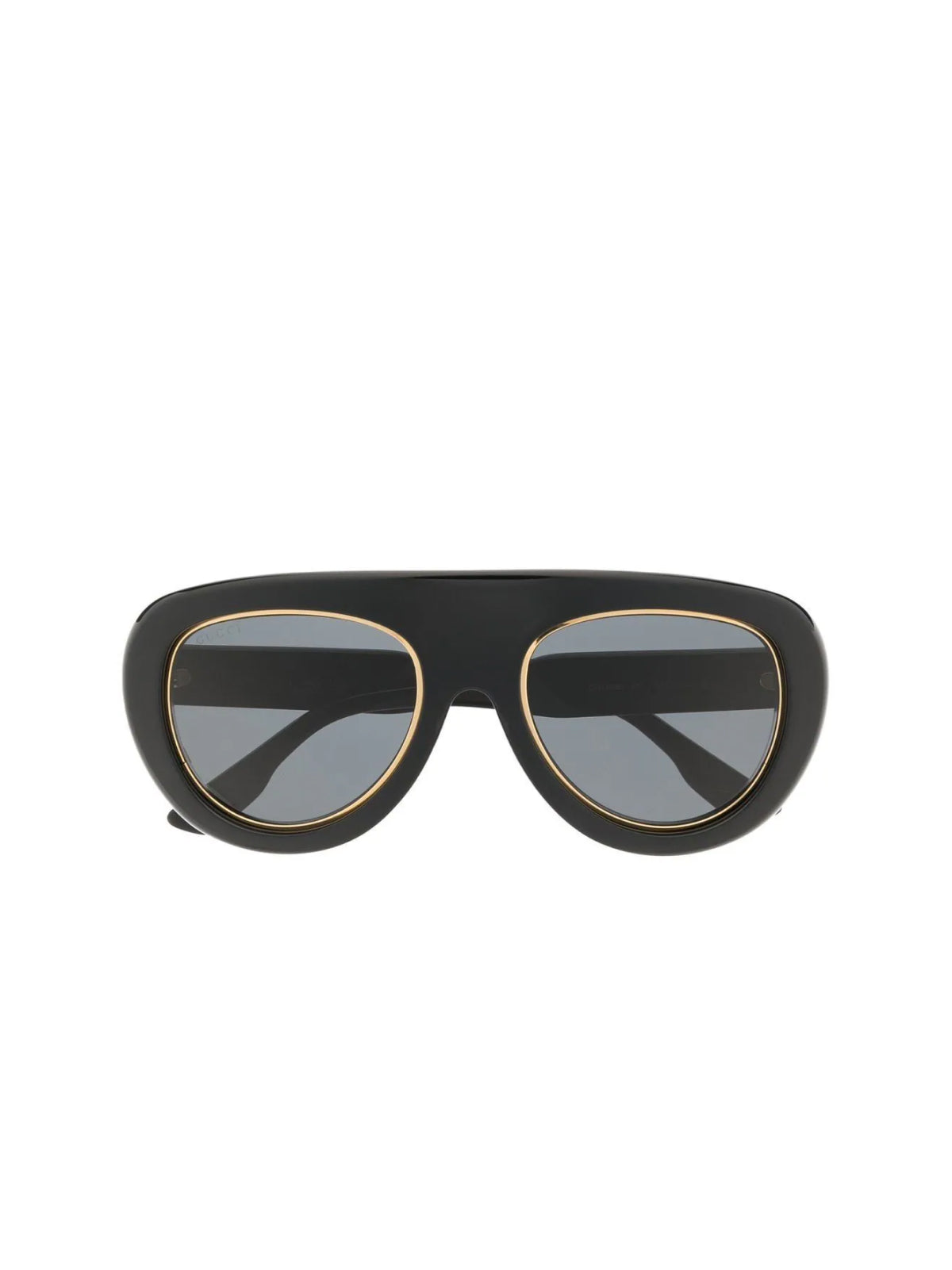 GUCCI Logo Aviator Sunglasses - 54mm Lenses