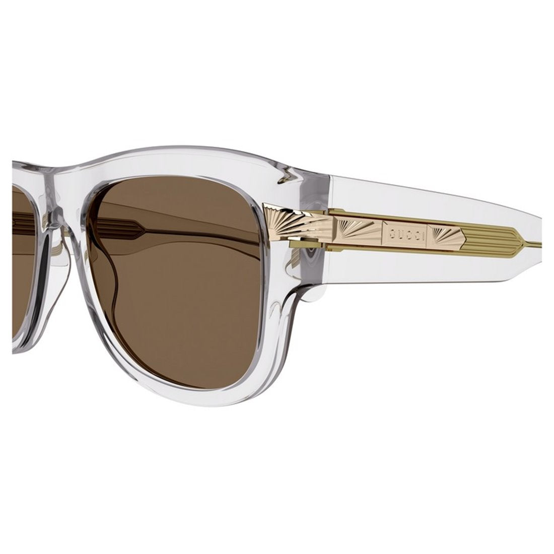 GUCCI Crystal Frame Classic Sunglasses for Men