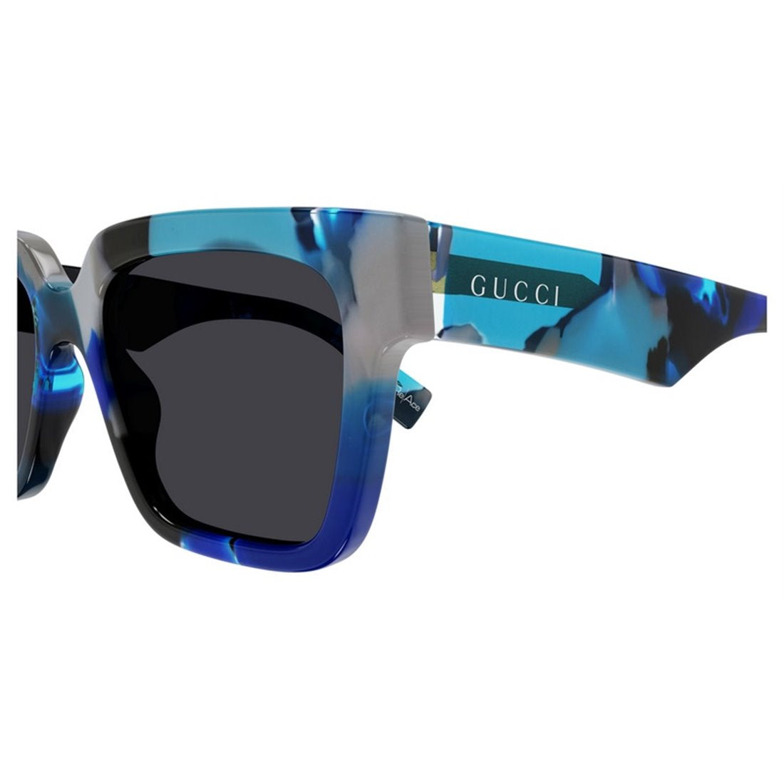 GUCCI Classic Blue Grey Sunglasses