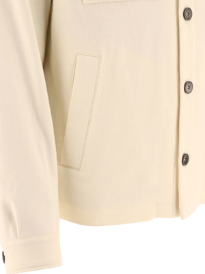 HERNO Men's 24FW White Jacket - Lightweight and Versatile