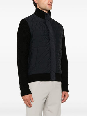 HERNO Men's Quilted Wool Bomber Jacket