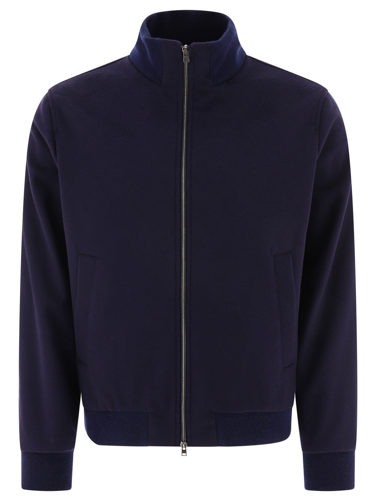 HERNO Luxury Wool Blend Bomber Jacket