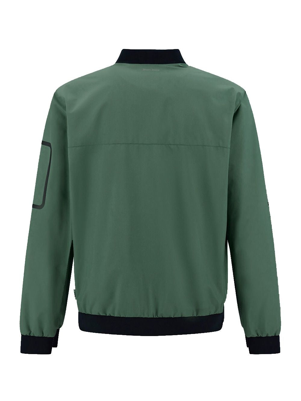 HERNO Green Zip Pocket Bomber Jacket for Men
