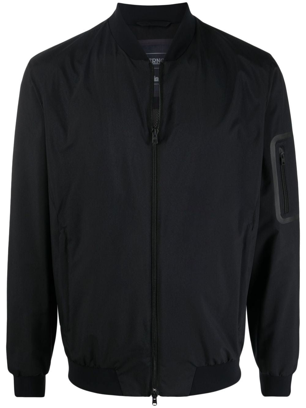 HERNO Men's Gore-Tex Bomber Jacket with Ribbed Knit Finishes