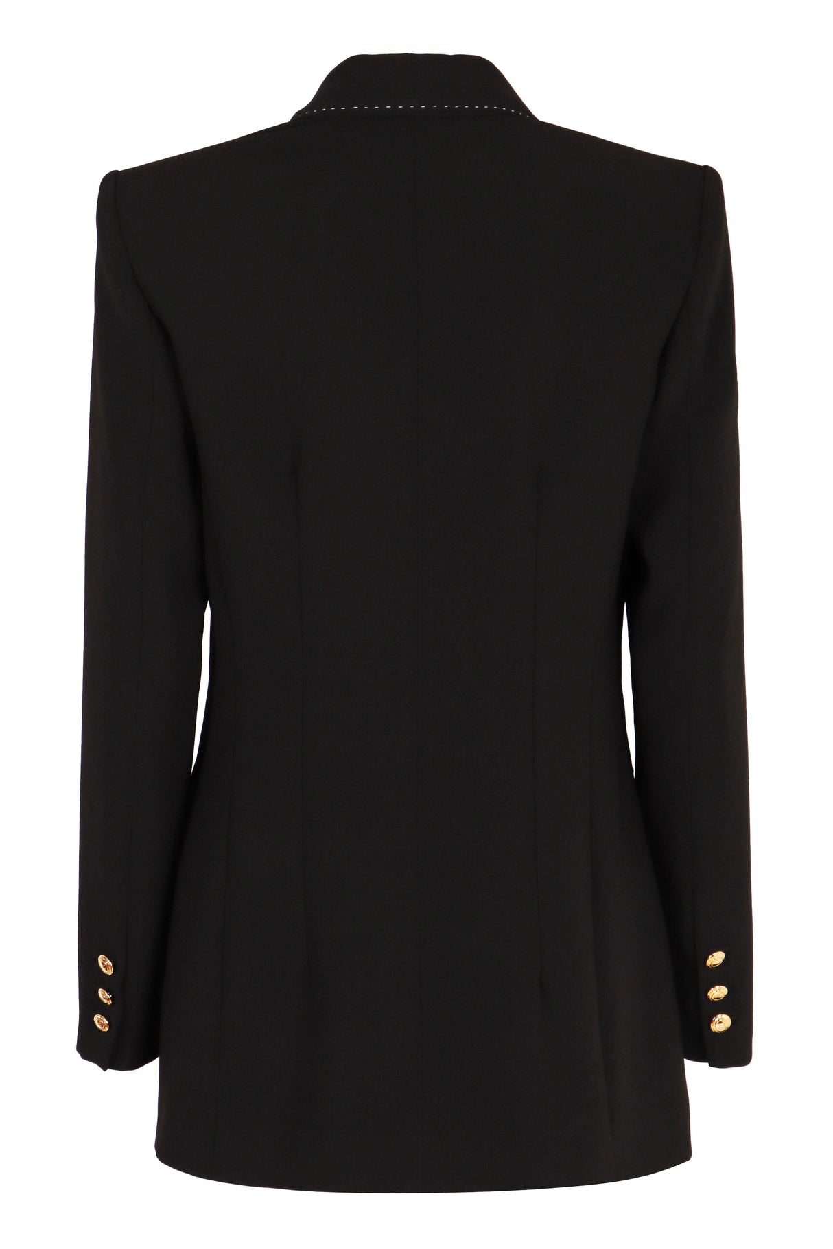 ELISABETTA FRANCHI Single-Breasted Viscose Blazer