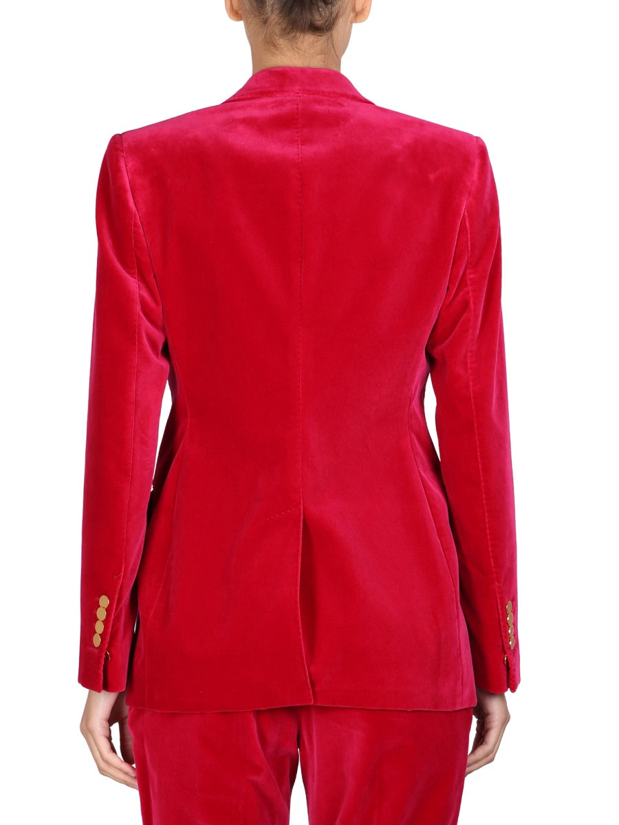 TOM FORD Elegant Peak Lapel Velvet Jacket for Women