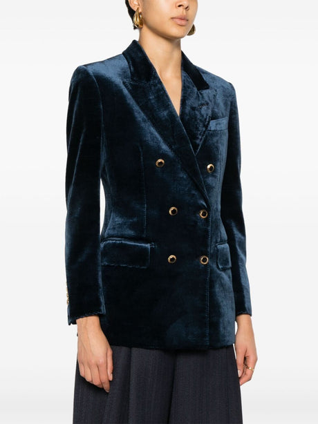 TOM FORD Velvet Luxe Blue Jacket