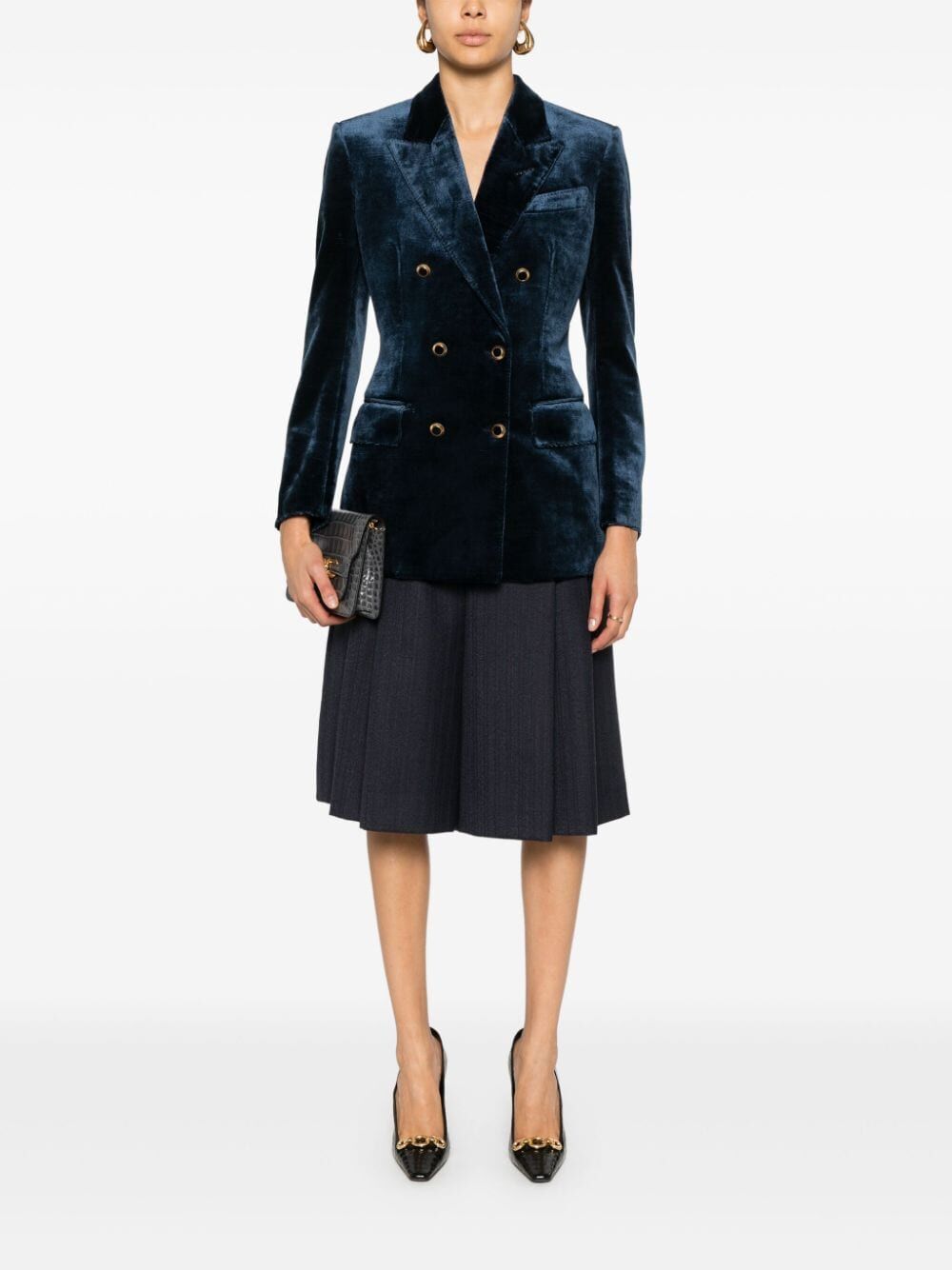 TOM FORD Velvet Luxe Blue Jacket