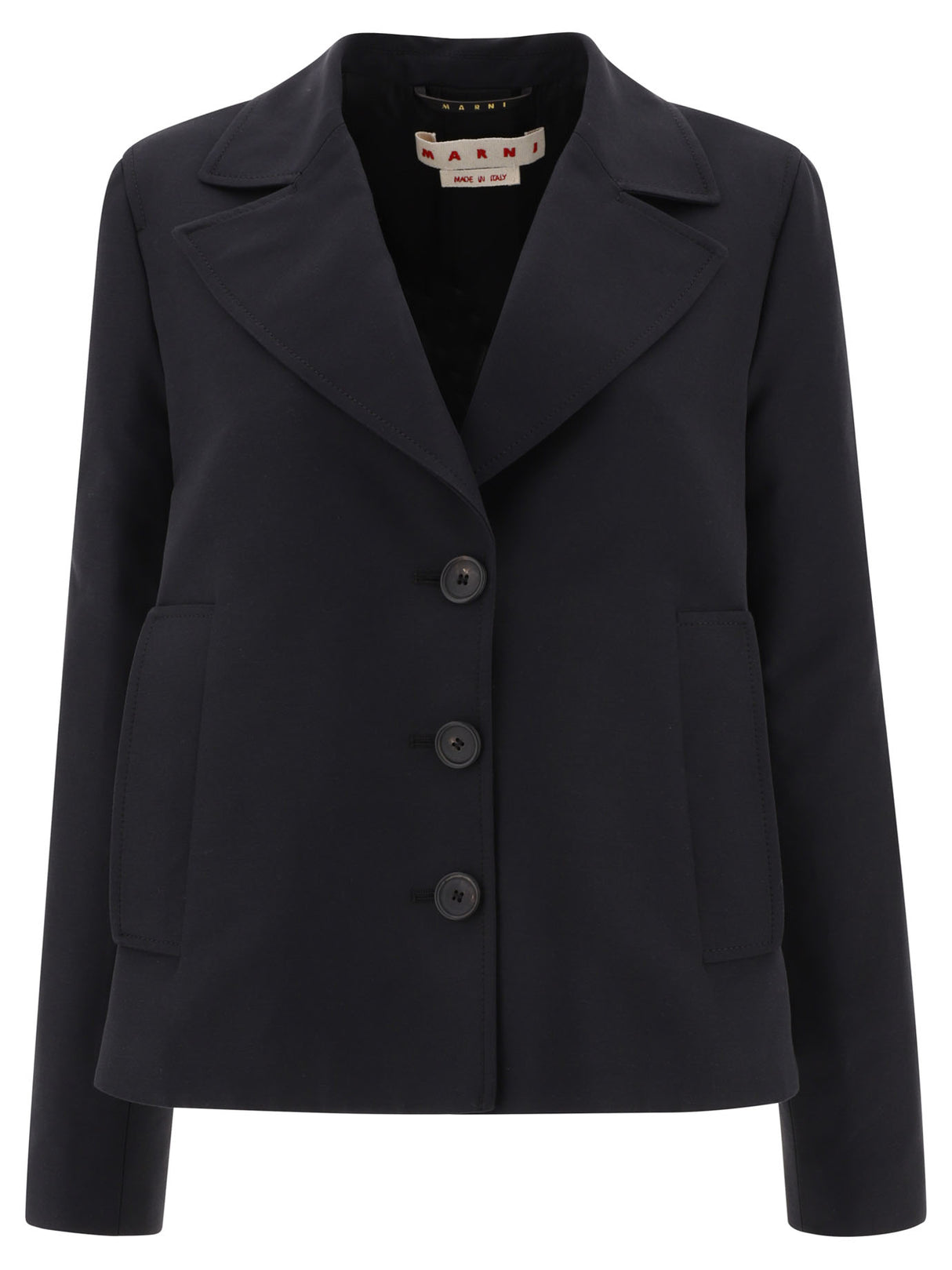 MARNI Stylish and Trendy 24FW Black Women's Outer Jacket