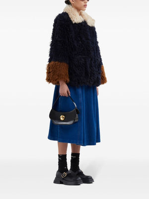 MARNI Women's Colour Block Shearling Jacket