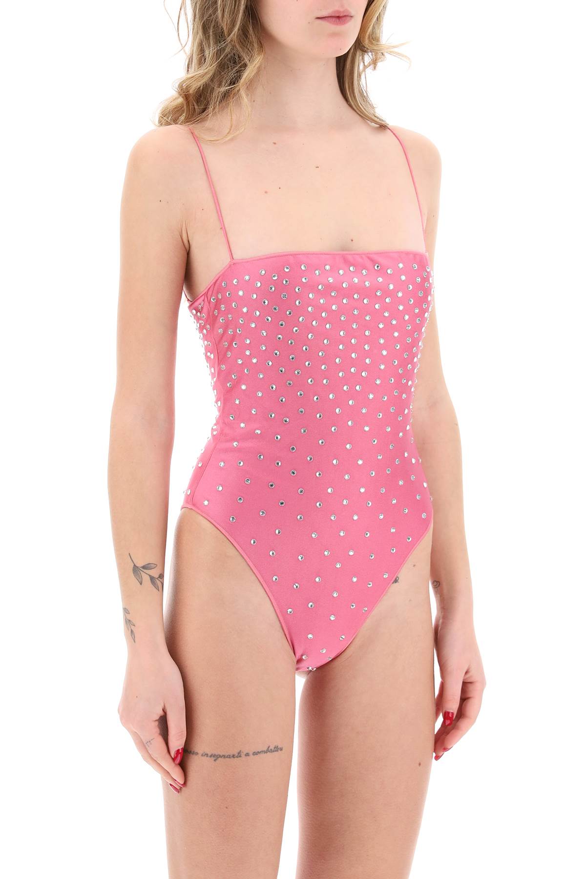 OSÉREE Fuchsia Crystal One-Piece Swimsuit for Women