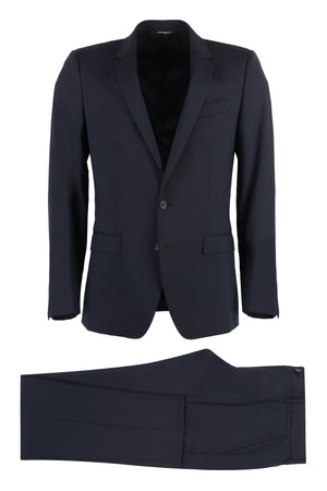 DOLCE & GABBANA Two-Piece Suit in Blue Wool for Men - Spring/Summer 2024 Collection
