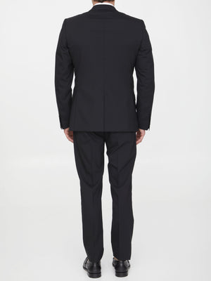 DOLCE & GABBANA Men's Black Wool Two-Piece Suit