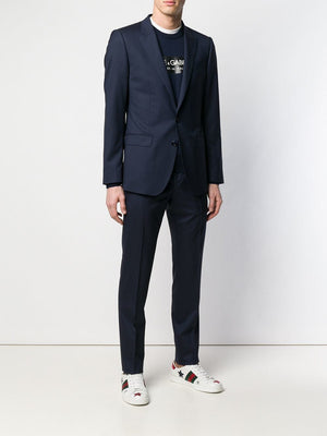 DOLCE & GABBANA Classic Single Breasted Two Piece Suit for Men - SS19