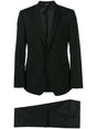 DOLCE & GABBANA Classic Black Suit for Men in 98% Virgin Wool