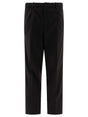 GOLDWIN Wool Blend Twill One Tuck Trousers - Regular Fit