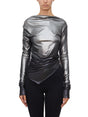 RICKOWENSLILIES Grey Degrade Top for Women - FW23 Collection