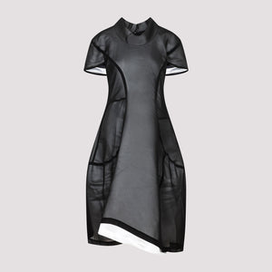 COMME DES GARÇONS Black Polyester Mini Dress for Women FW23