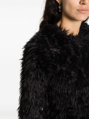COMME DES GARÇONS Faux-Fur Women's Long-Sleeved Top - FW23
