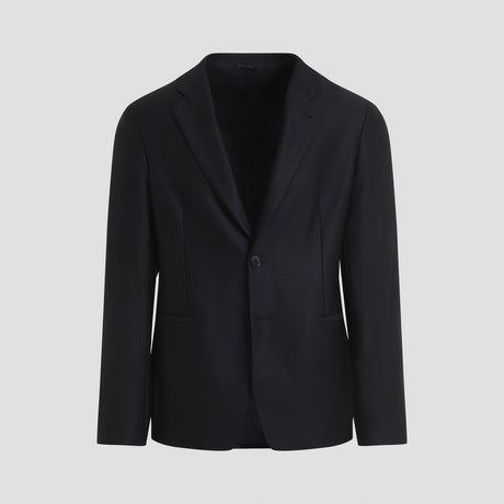 Blazer Nam Cổ Điển Bằng Len Cao Cấp