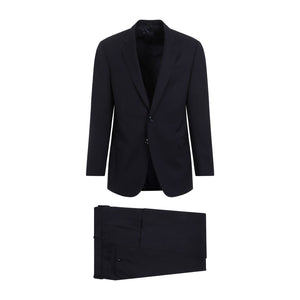GIORGIO ARMANI Men's Blue Wool Suit SS24