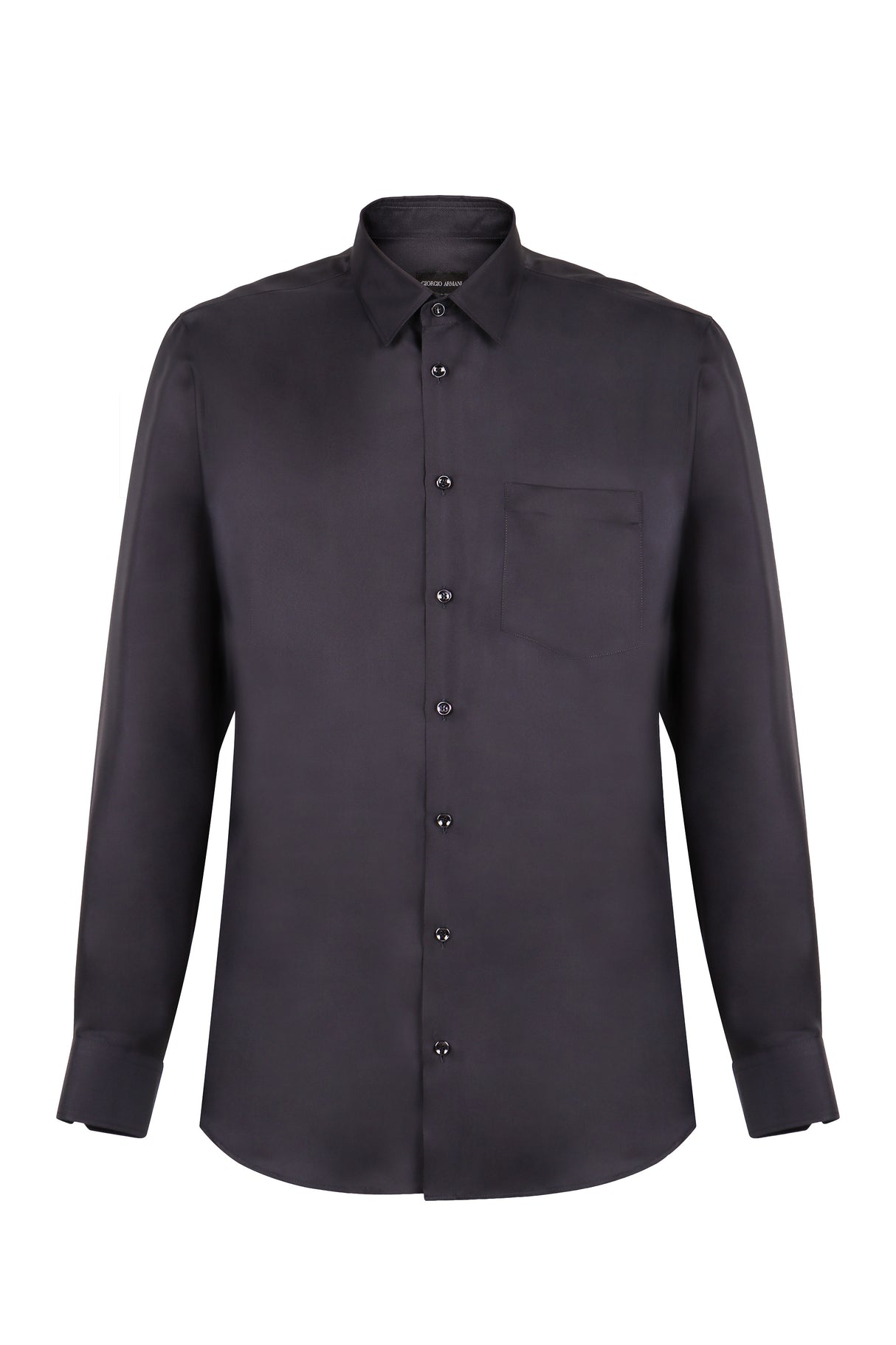 GIORGIO ARMANI Luxury Silk Shirt with Front Pocket