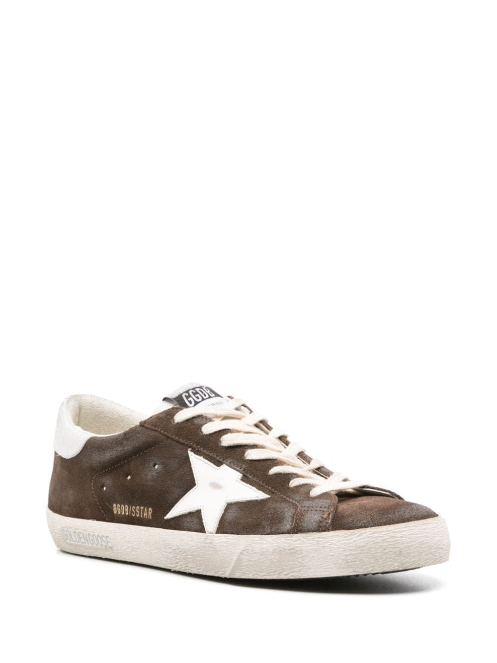 GOLDEN GOOSE Super-Star Suede Sneakers with Star Accent