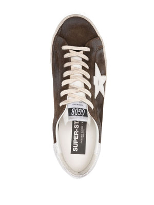 GOLDEN GOOSE Super-Star Suede Sneakers with Star Accent