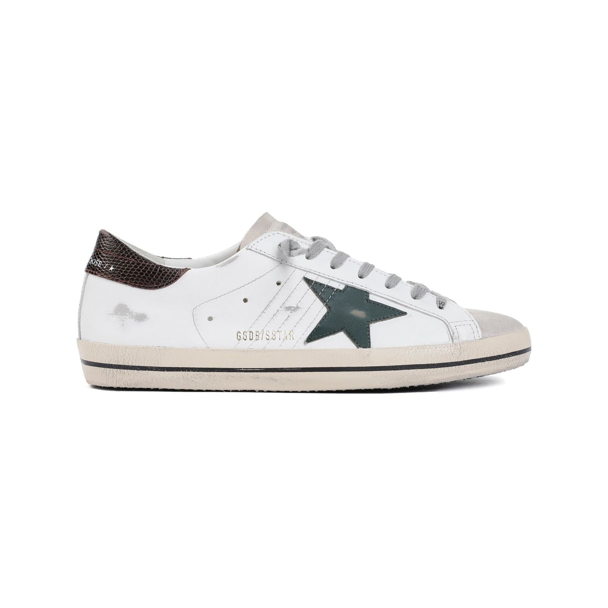 GOLDEN GOOSE Men's White Leather Sneakers for FW24