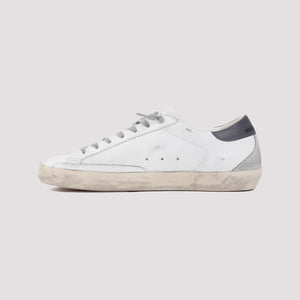 GOLDEN GOOSE White Leather Sneakers for Men - FW24 Collection