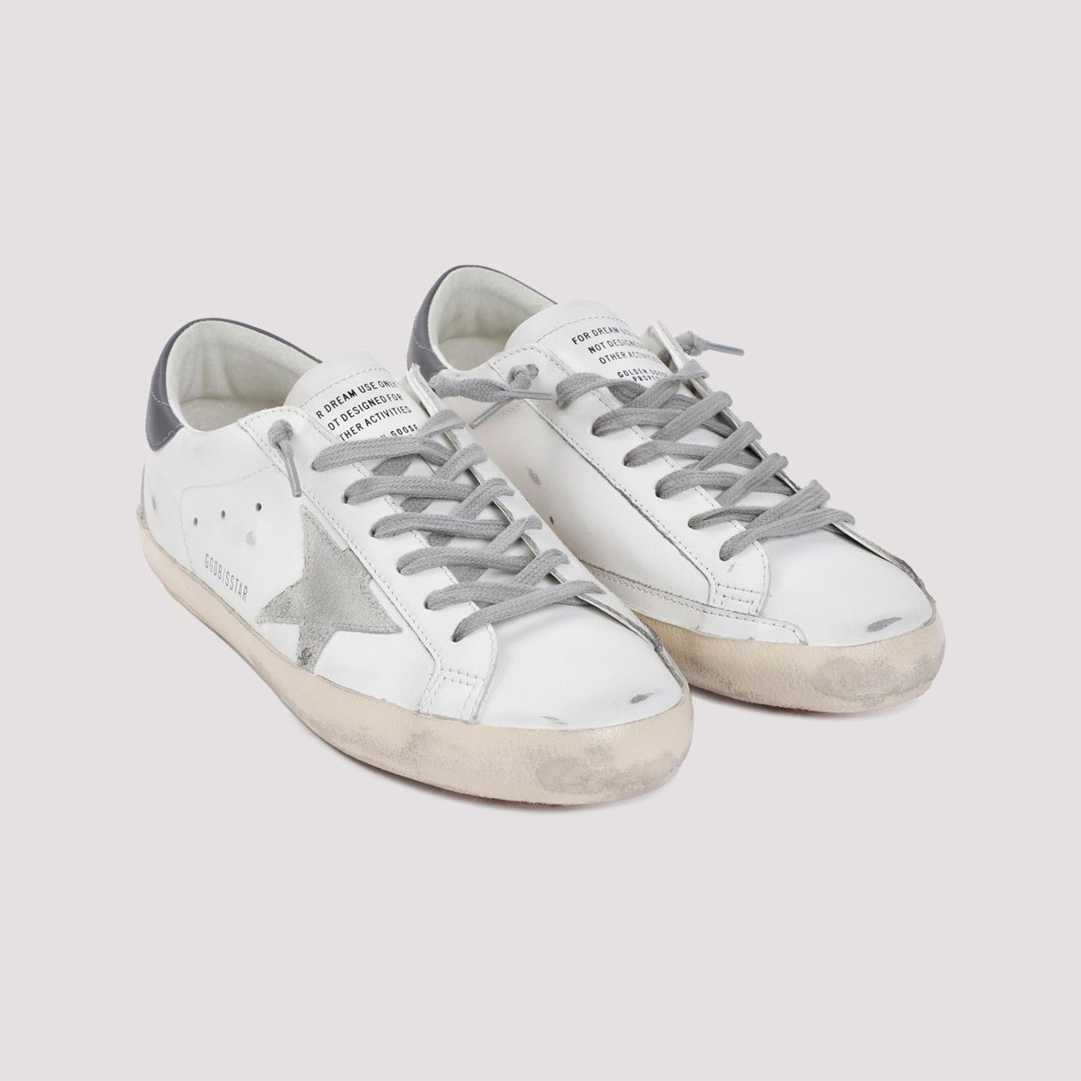 GOLDEN GOOSE White Leather Sneakers for Men - FW24 Collection