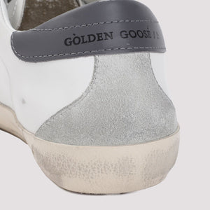 GOLDEN GOOSE White Leather Sneakers for Men - FW24 Collection