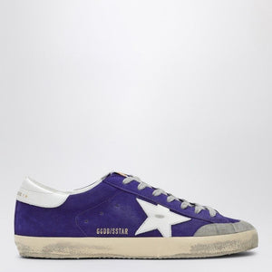 GOLDEN GOOSE Super-Star Men's Sneaker - Iris/White/Grey Colorway