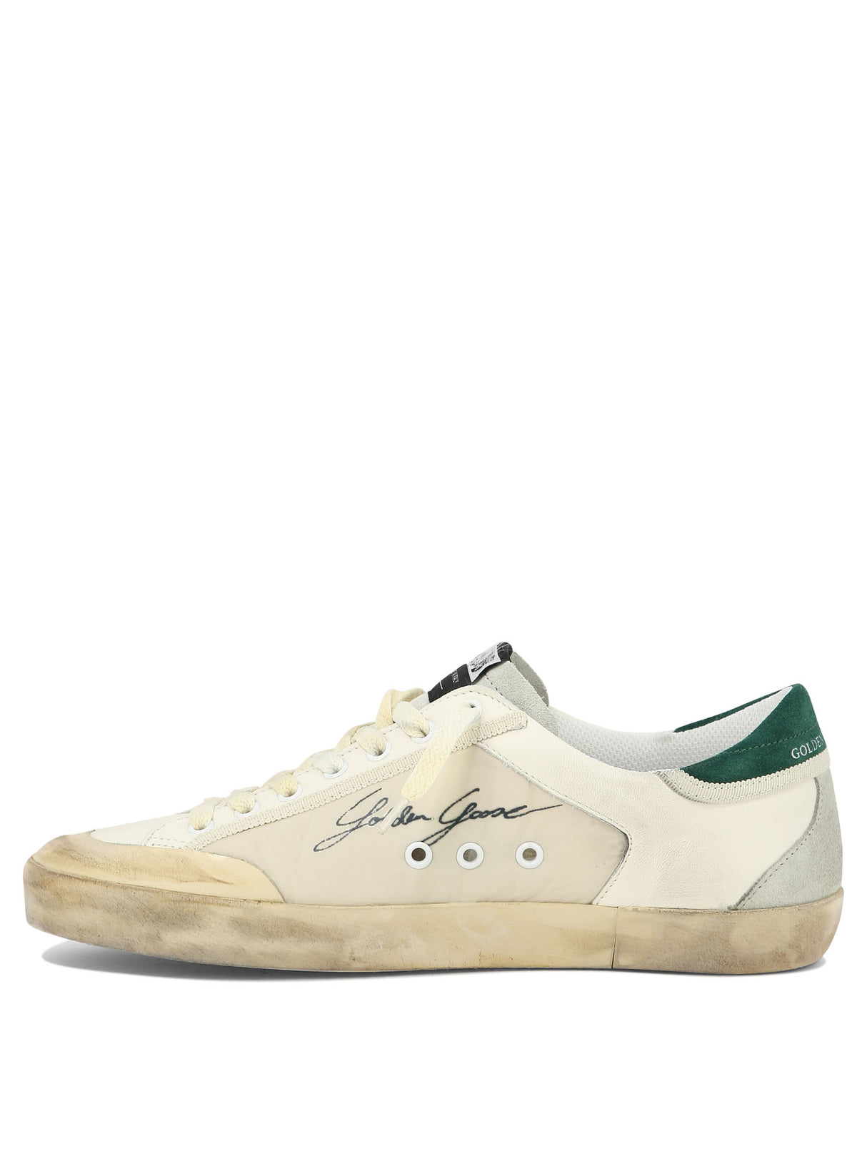 GOLDEN GOOSE Stylish Vintage Effect Lace-Up Sneakers for Men