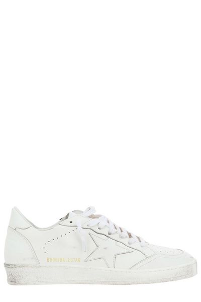 GOLDEN GOOSE Ball Star Iconic White Sneakers for Men