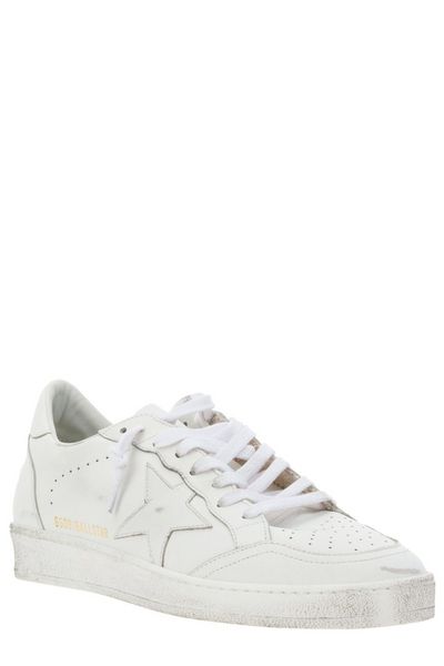 GOLDEN GOOSE Ball Star Iconic White Sneakers for Men