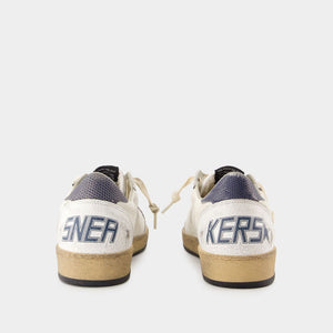 GOLDEN GOOSE Ballstar Luxe Leather Sneakers in White