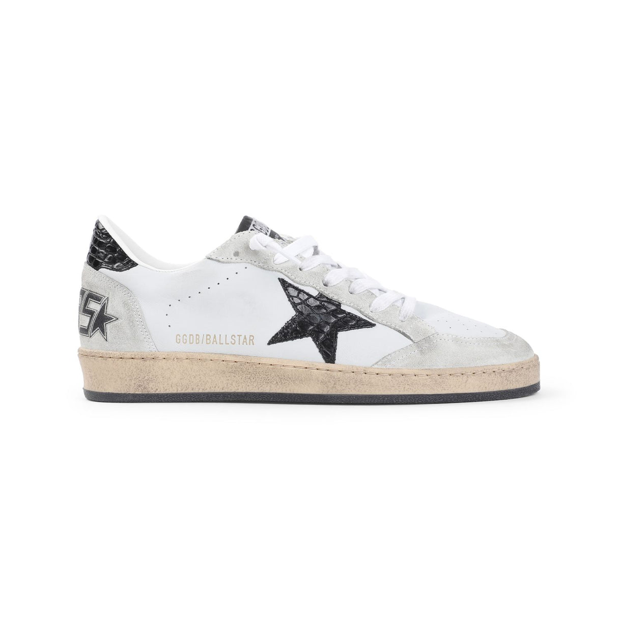 GOLDEN GOOSE Elite Grey Ballstar Sneakers