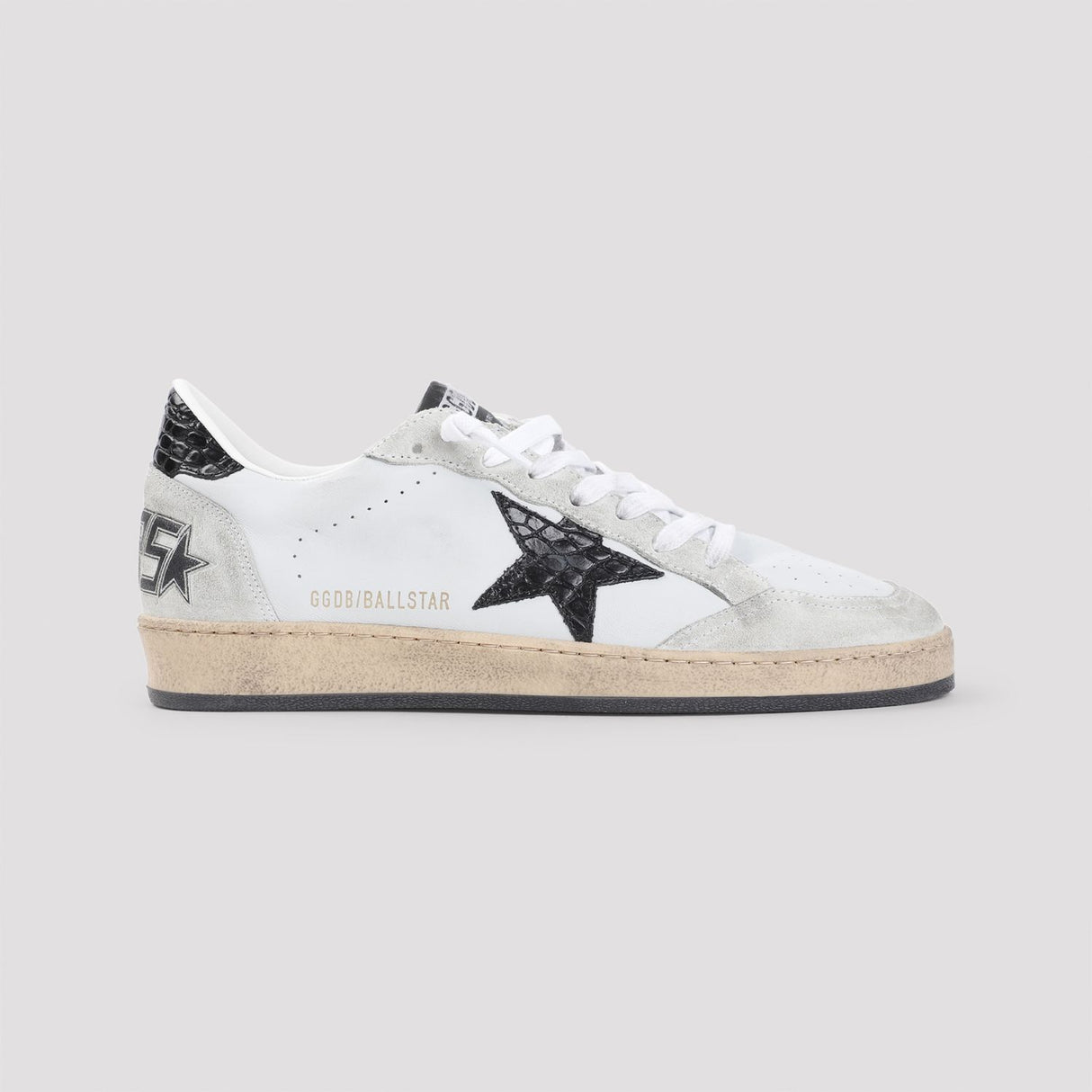 GOLDEN GOOSE Elite Grey Ballstar Sneakers