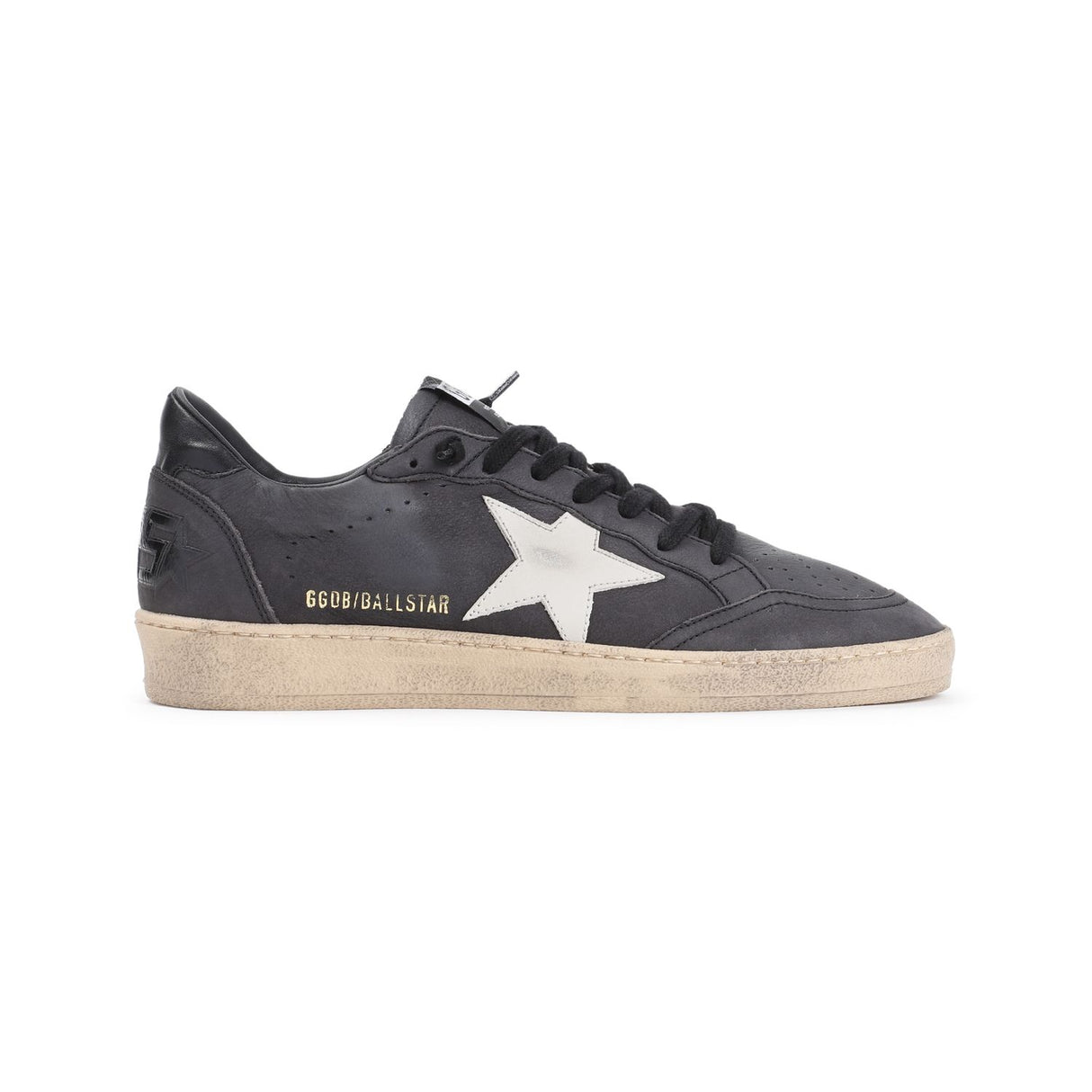 GOLDEN GOOSE Men’s Ball Star Grey Leather Sneakers